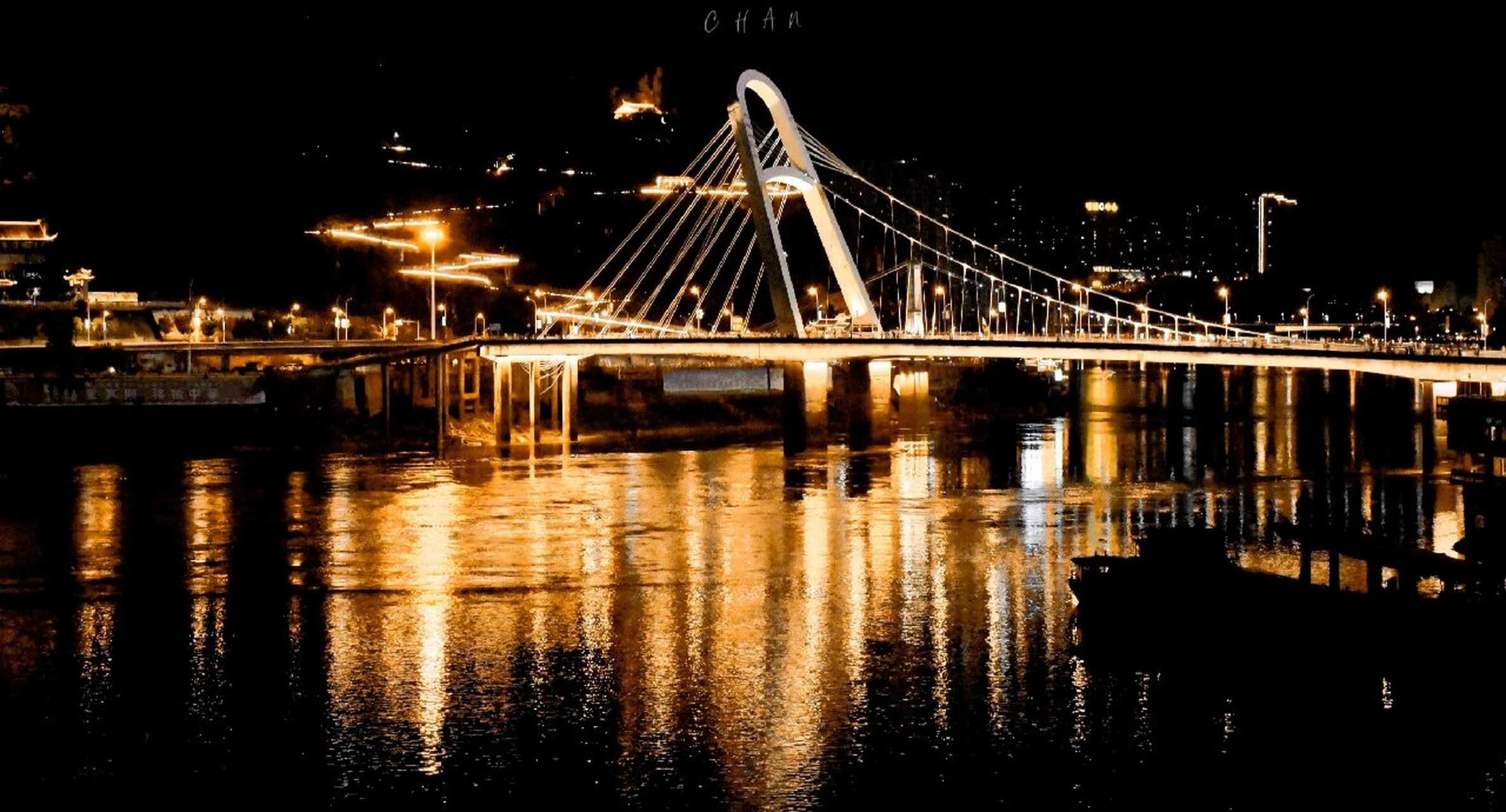 南平夜景|来看看灯光下的南平 机位:玉屏桥,水南桥