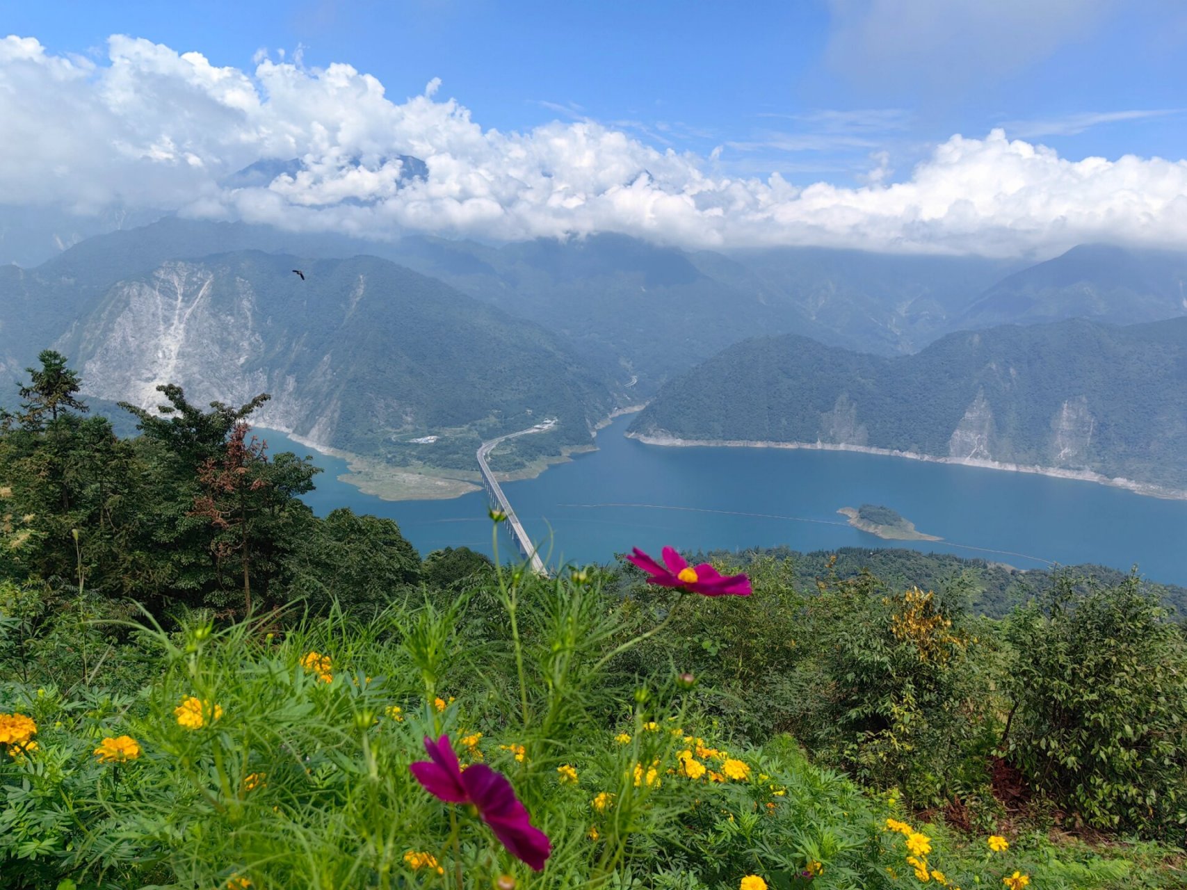 都江堰云华山,绝美风景 跟着97博主选择徒步20分钟上山,如此美景