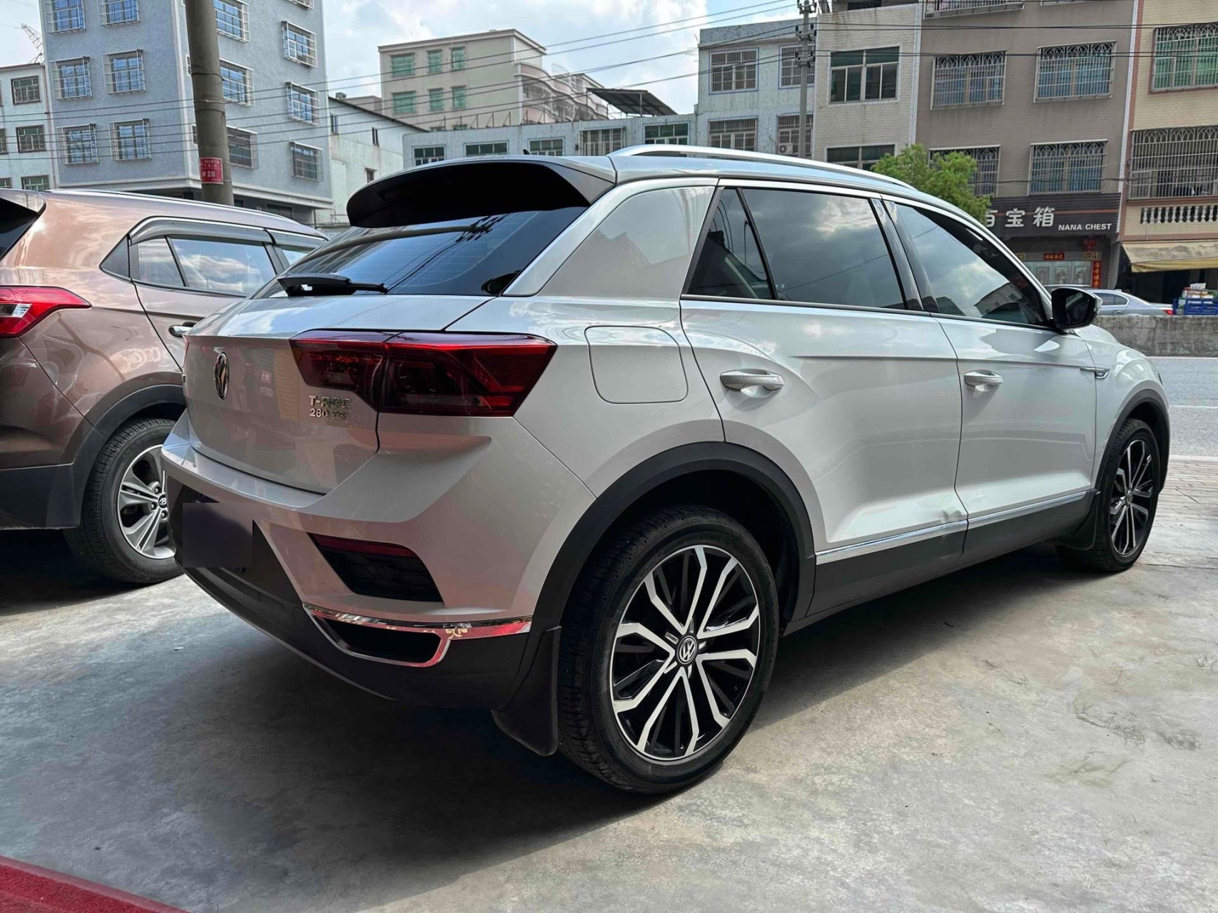 大众 t-roc探歌 2020款 280tsi dsg两驱舒适型969696 白色,1.