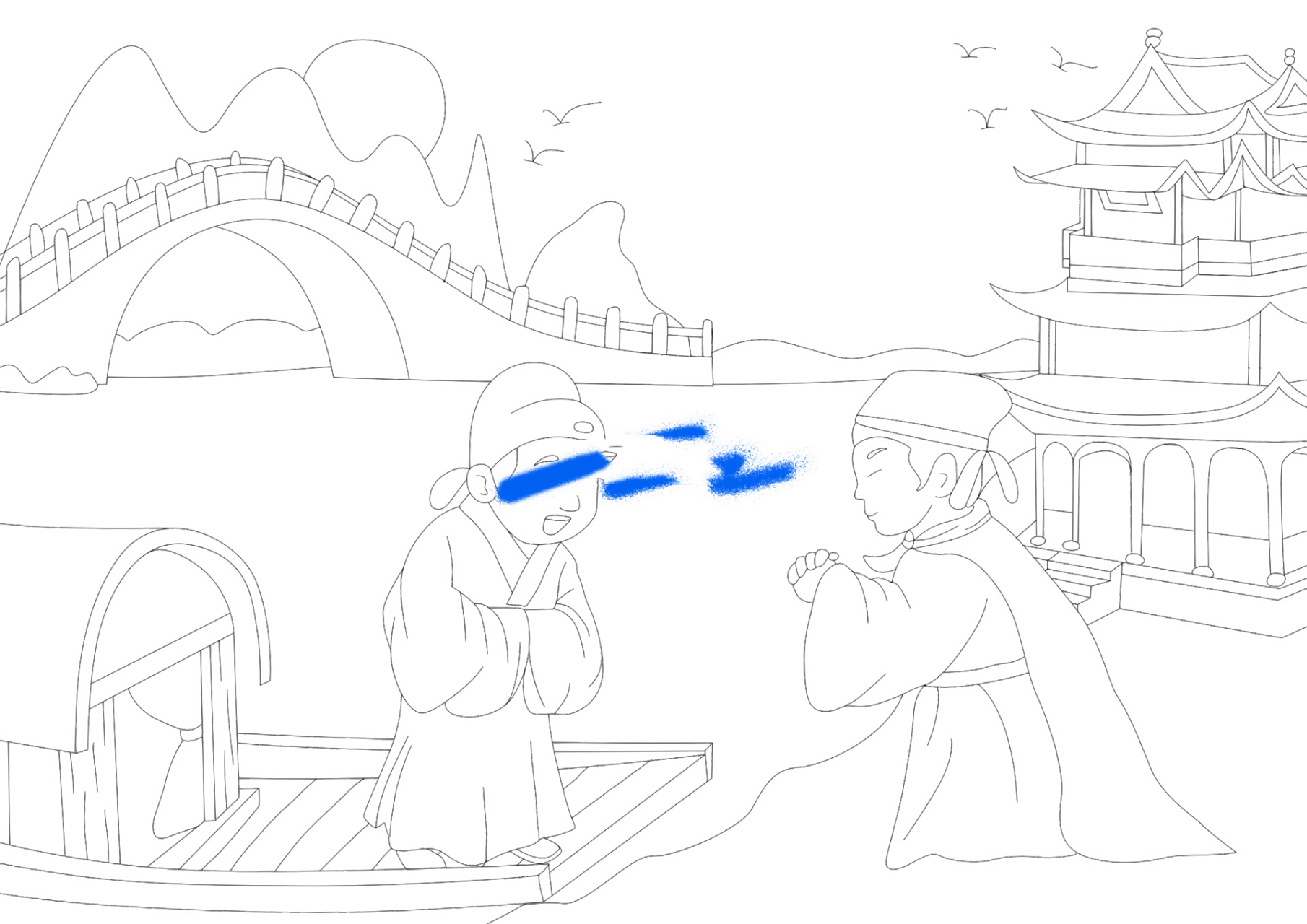 小学生古诗手抄报 芙蓉楼送辛渐