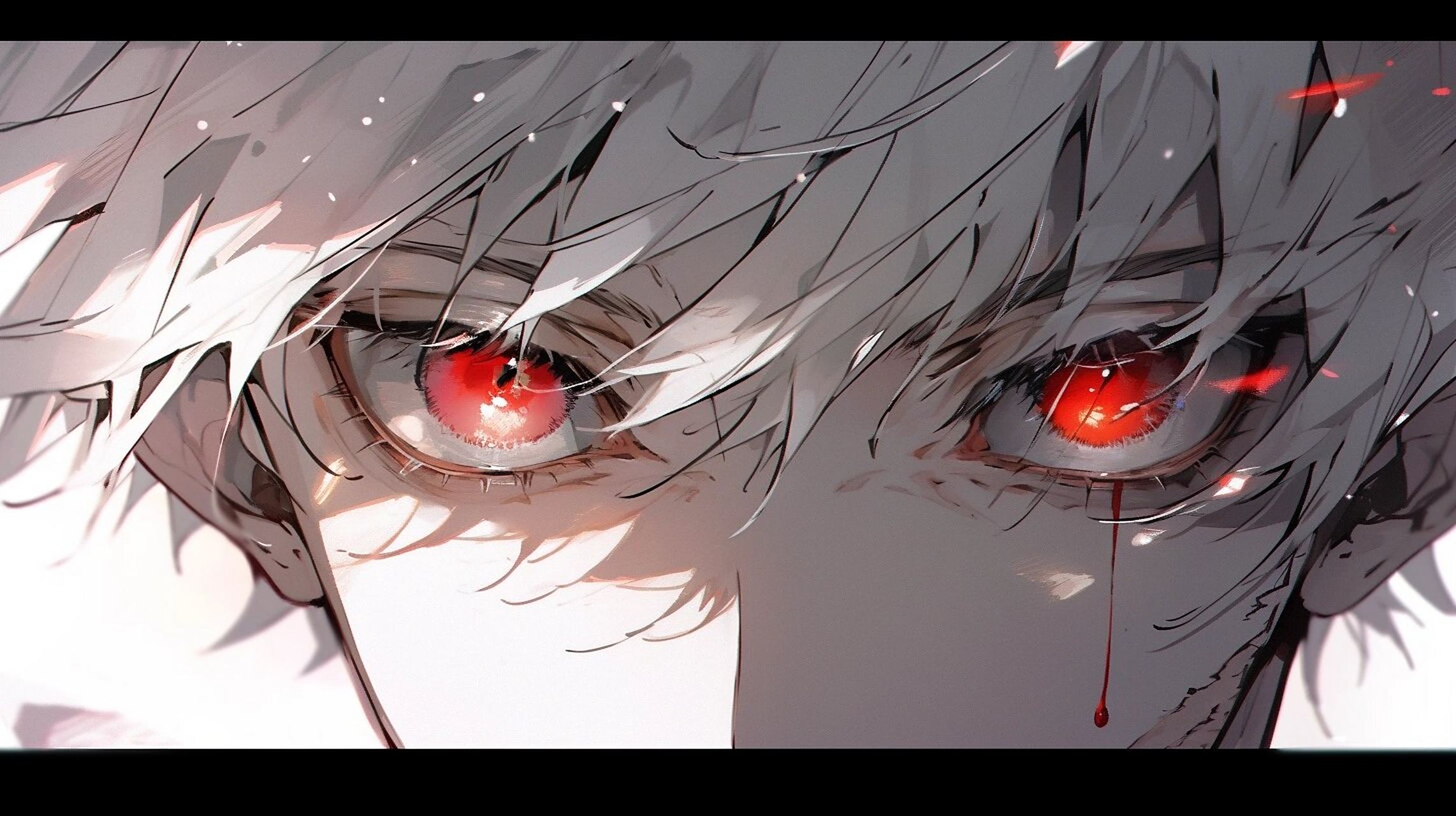 【壁纸】金木研向7615|我那红眼白发的白月光 关键词金木研生成的