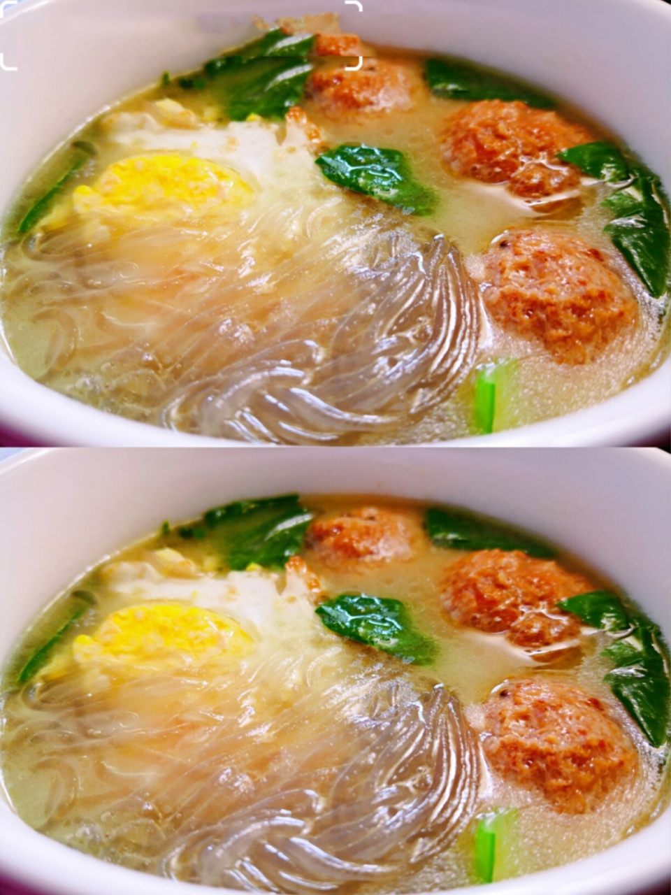 96肉丸粉丝汤这样做,汤白味美6015大人小孩都爱喝6015