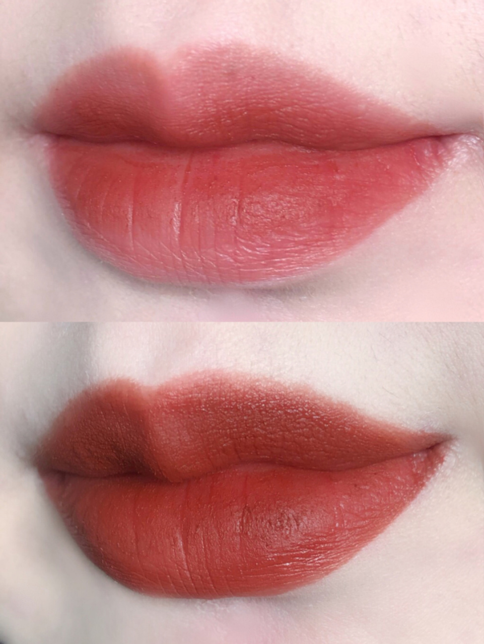 3ce丝绒唇釉的taupe# 好看又经典,啥肤色都能hold02住 红棕色里的扛