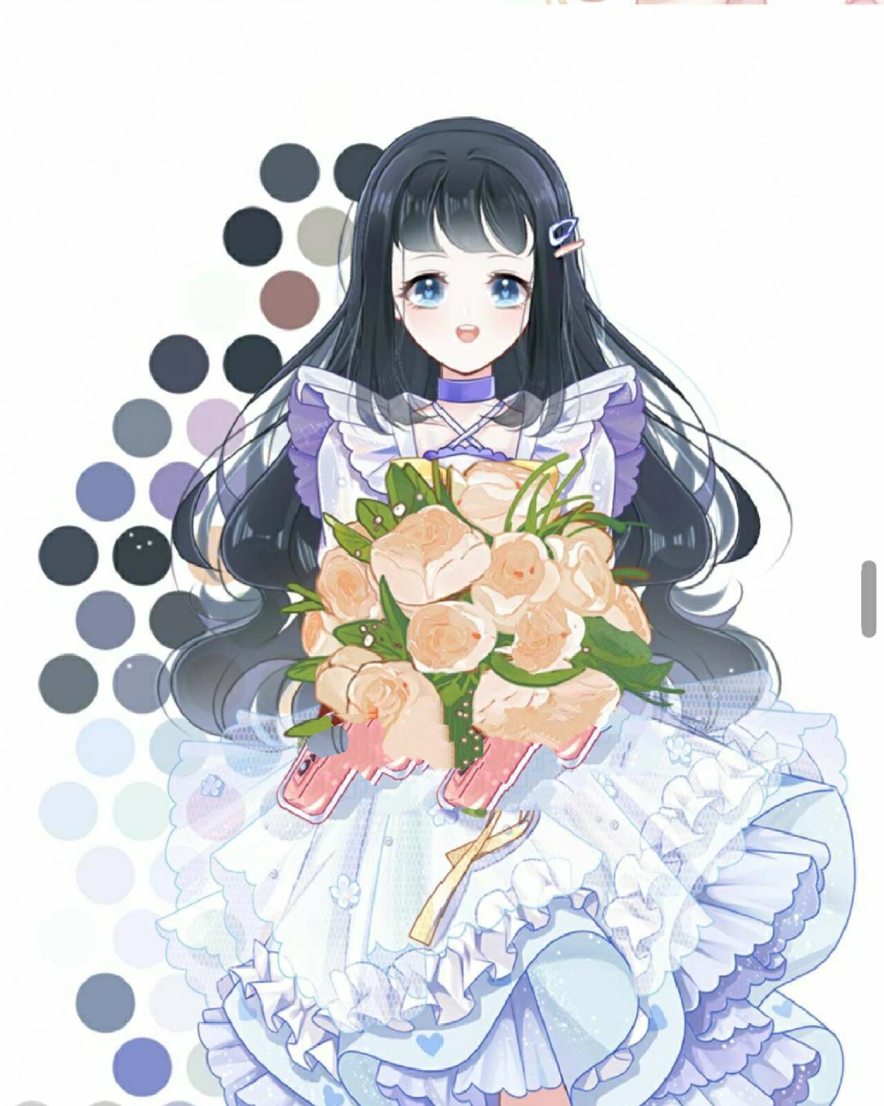 触漫人物素材 自己做的,手废了