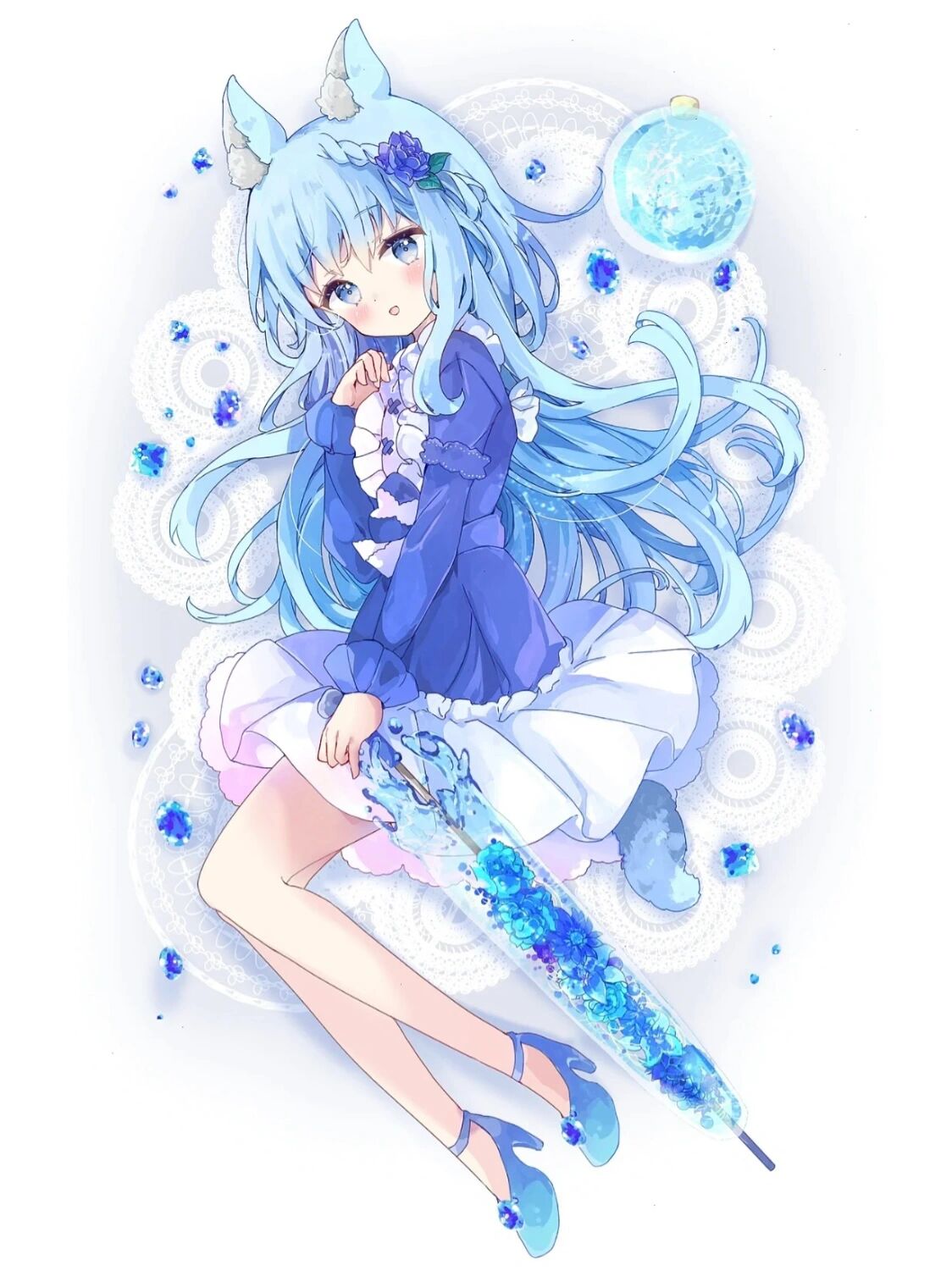 二次元动漫侧身动态人物 素材分享20