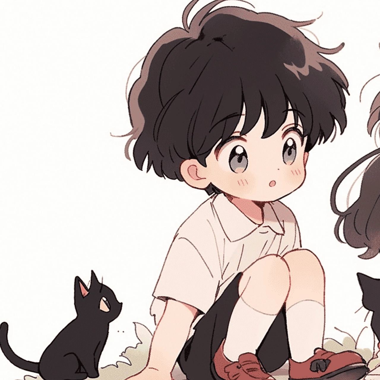 可爱猫系情头|情侣头像 今天是猫系情侣