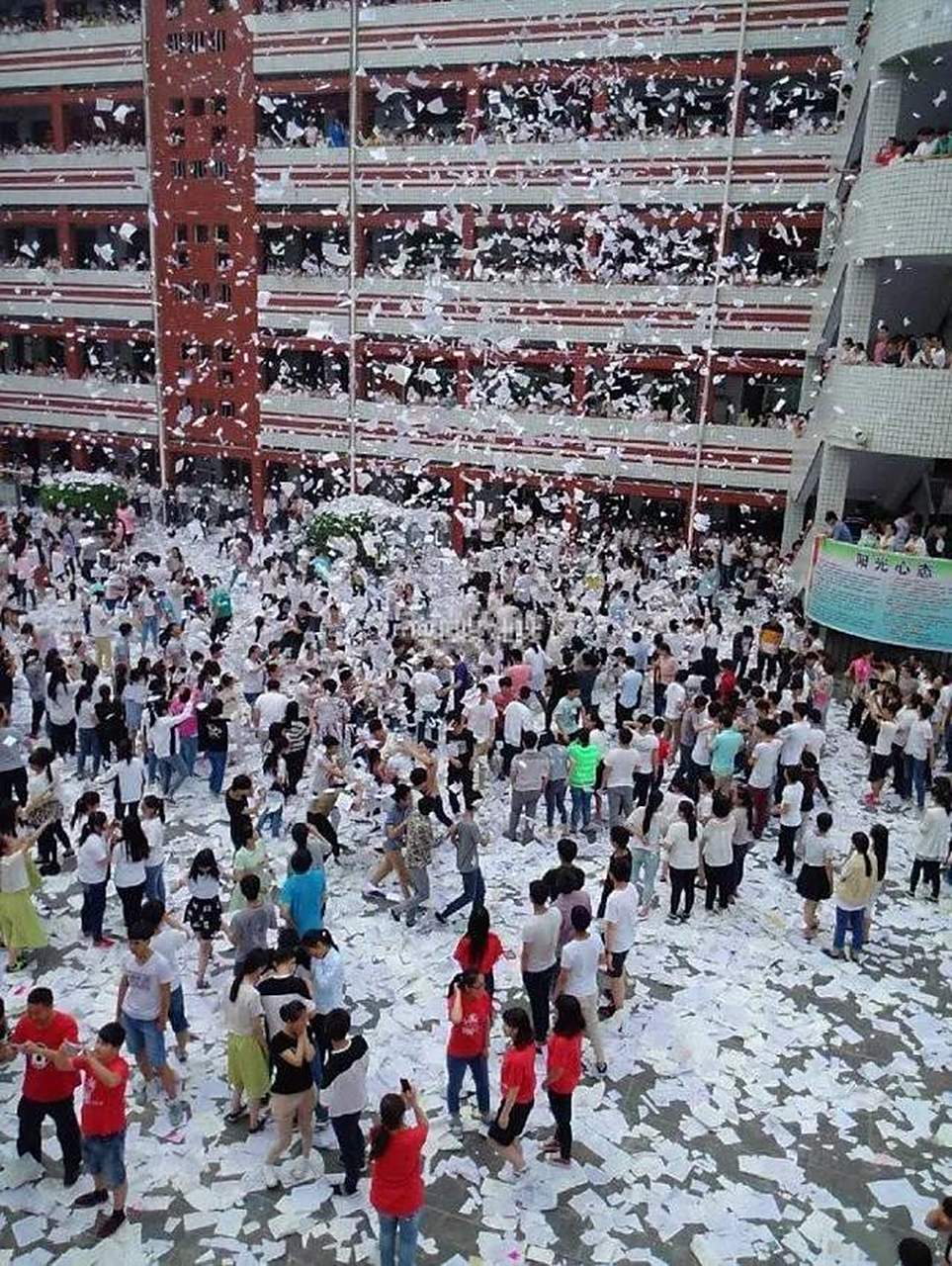 毕业啦!我们终于可以开心疯狂地撕书啦!