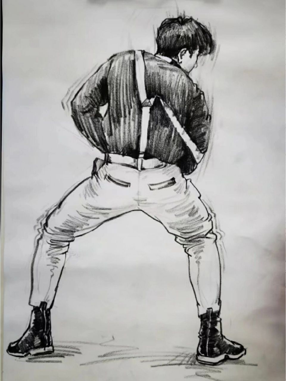 各位大佬看看我画的怎么样 今天老师让我画一张跳舞