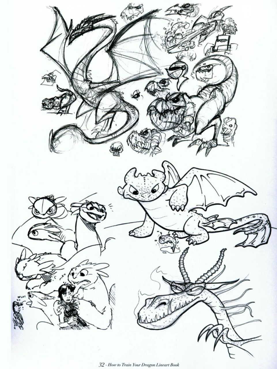 手绘审美提高|驯龙高手手稿2 驯龙高手第二期马不停蹄的来啦 #手绘