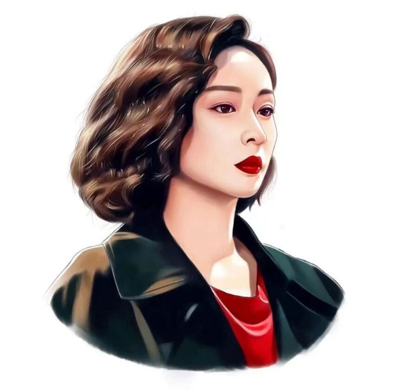 更新近期热播电视剧《狂飙》里的人物手绘头像,采用写实画法,把各个