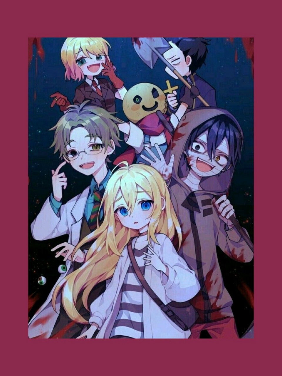 杀戮天使壁纸(明日更头像) 杀戮天使的壁纸不仅有一点恐怖又有亿点