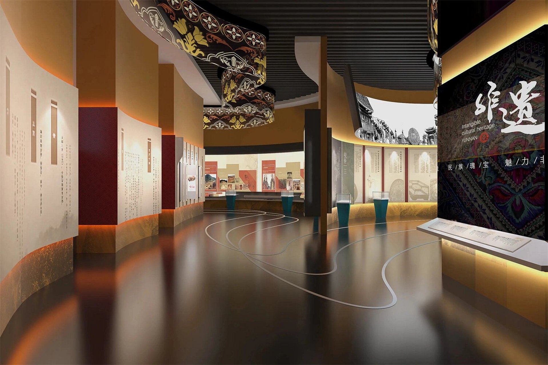 非遗文化博物馆·展馆设计|项目分享 非物质文化遗产是每个时代闪闪
