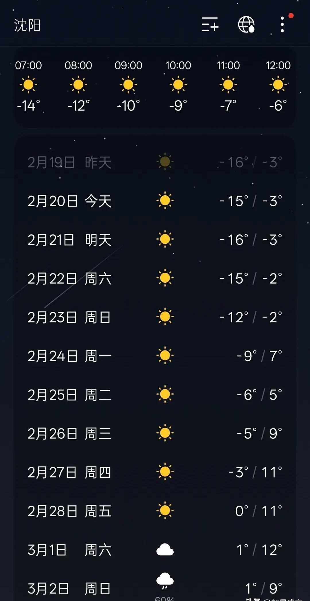 辽阳市天气预报15天今日情况