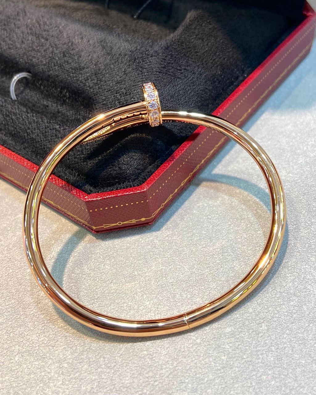 卡地亚手镯 cartier 卡地亚juste un clou钉子手镯 头尾钻钉子手镯 玫