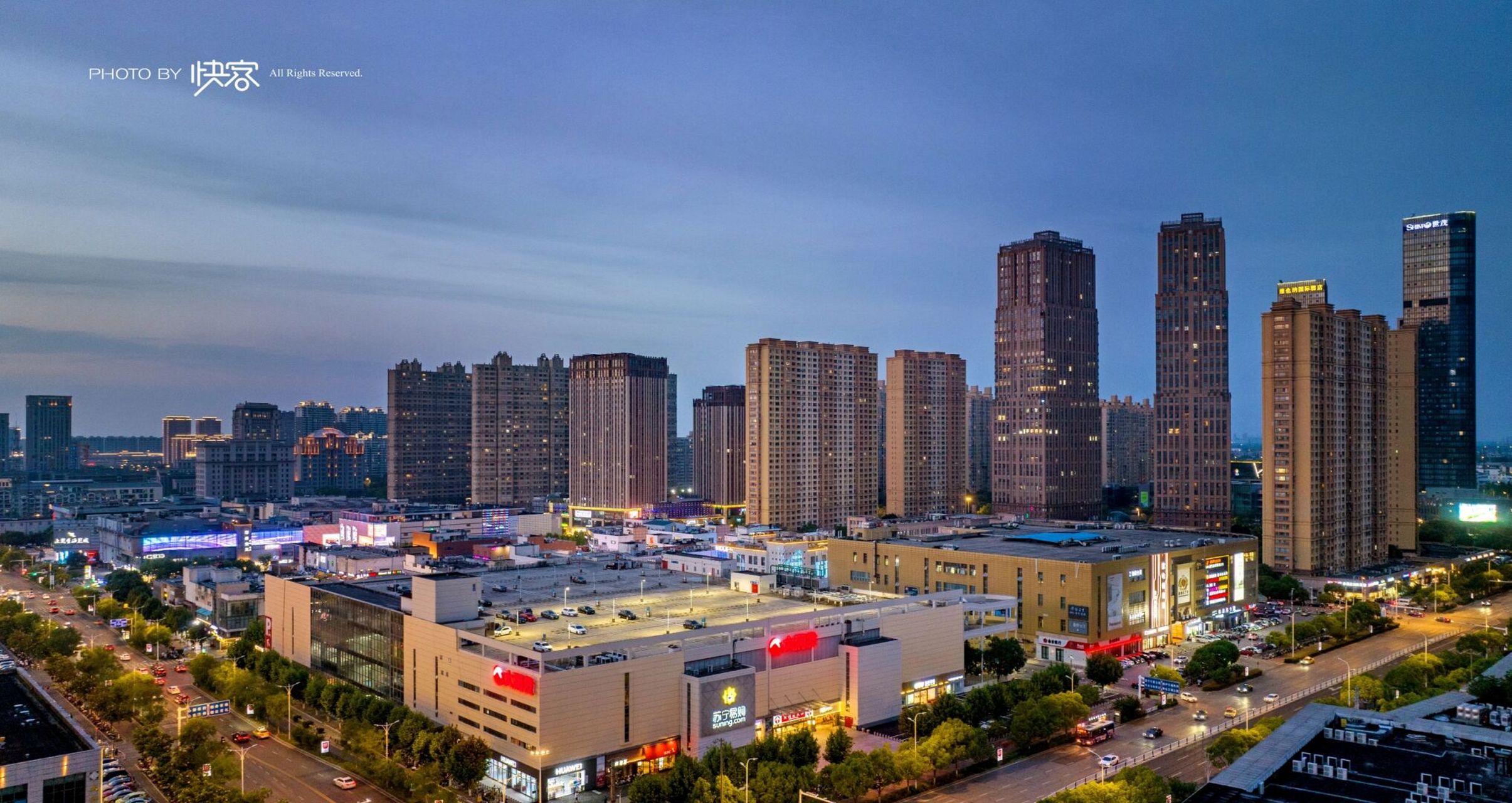 常熟世茂夜景 常熟世茂夜景.#常熟# #城市夜景