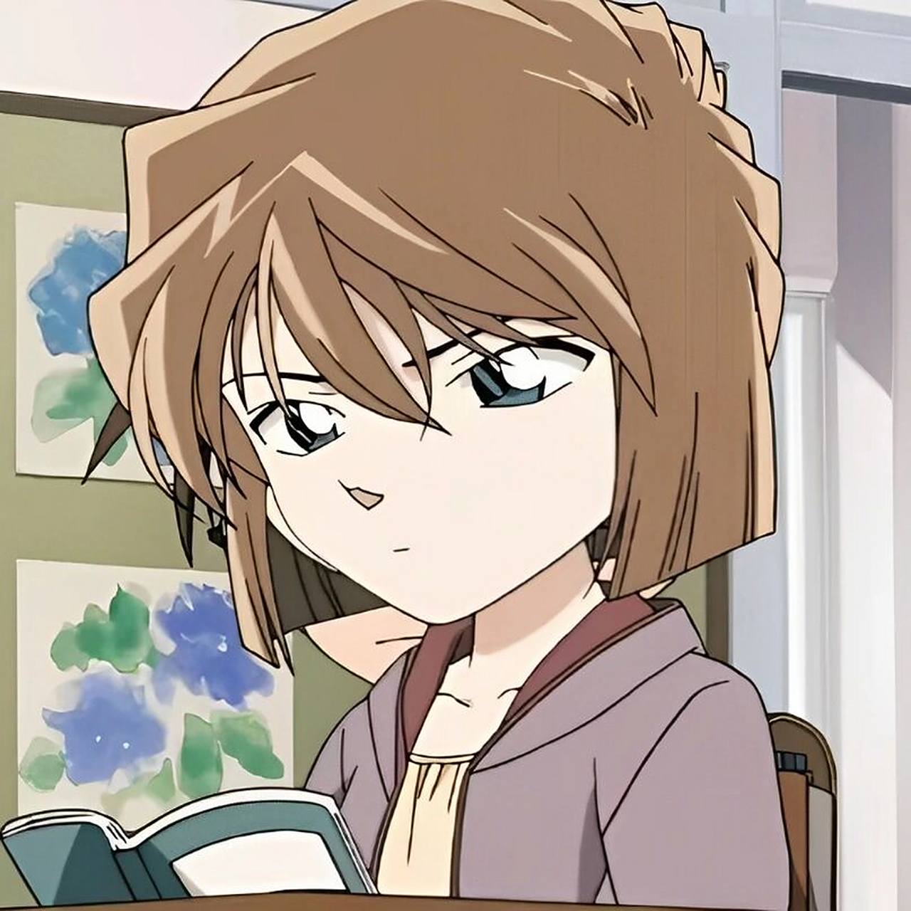 灰原哀绝美头像  有一些是把新绘改了改