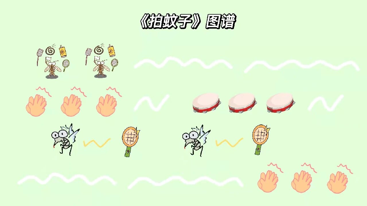 奥尔夫音乐《拍蚊子》图谱