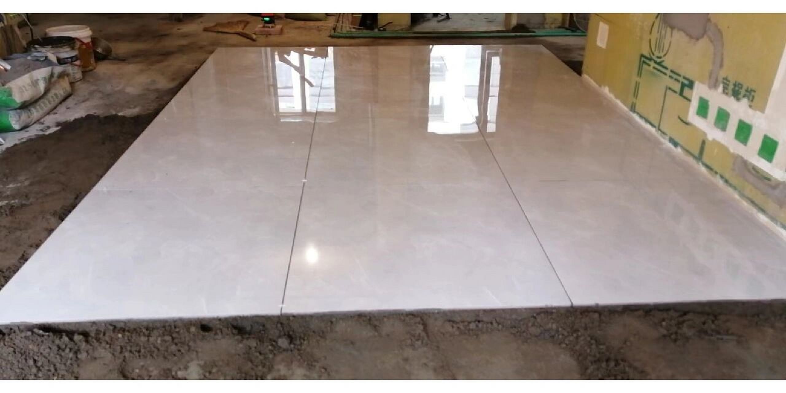 马可波罗瓷砖ch8980as巴黎灰全屋通铺效果 采光一般选择这款地砖真是