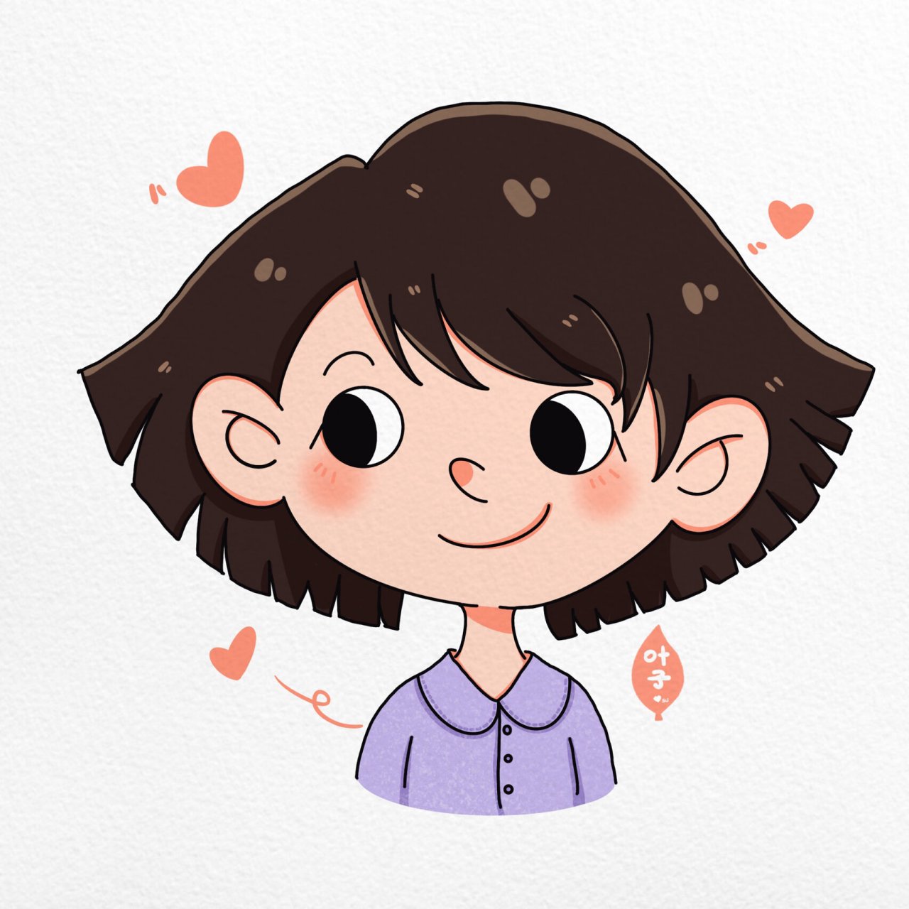 插画头像合集 | 永远积极向上,保持热爱!