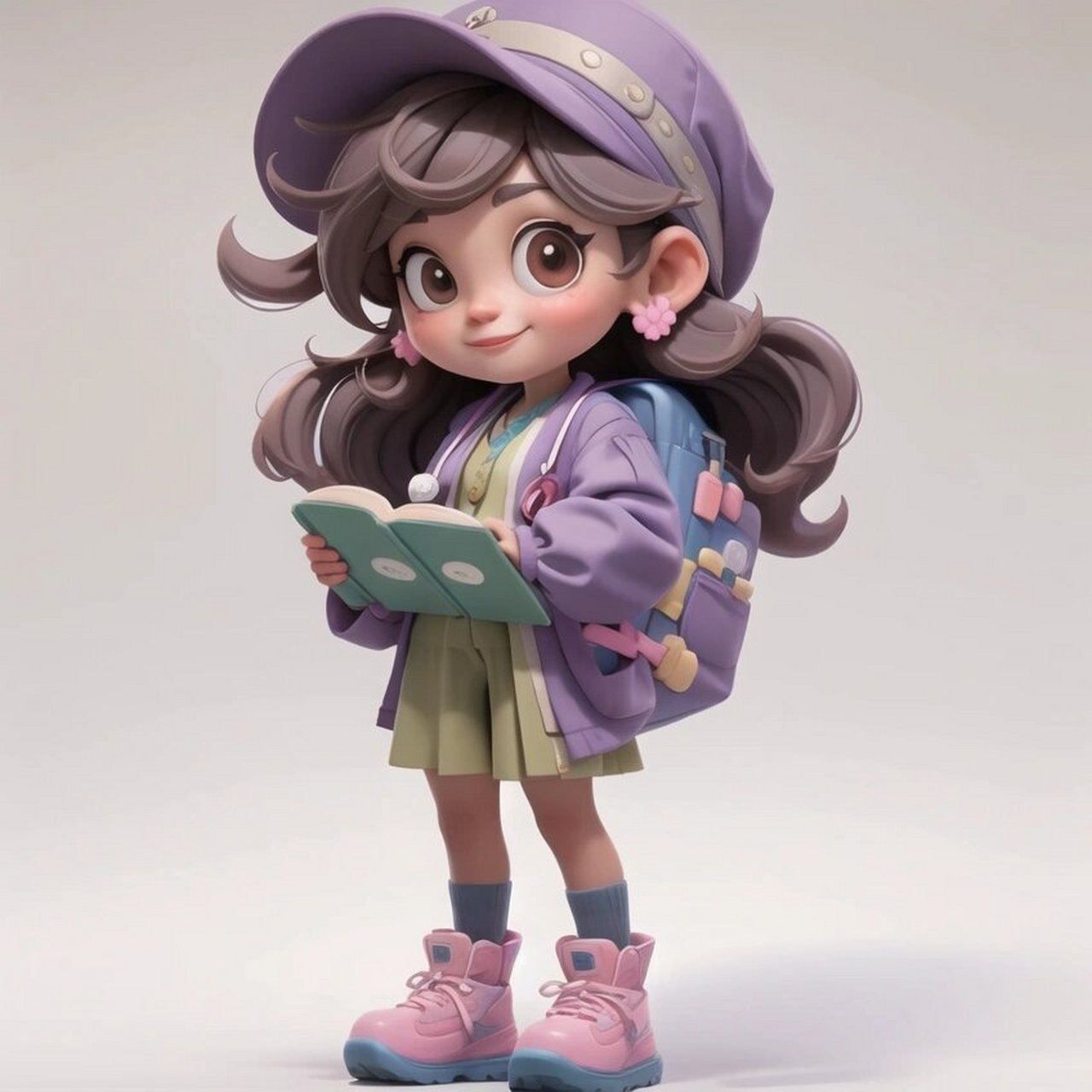 3d皮克斯风格头像果然很可爱! 太可爱啦!