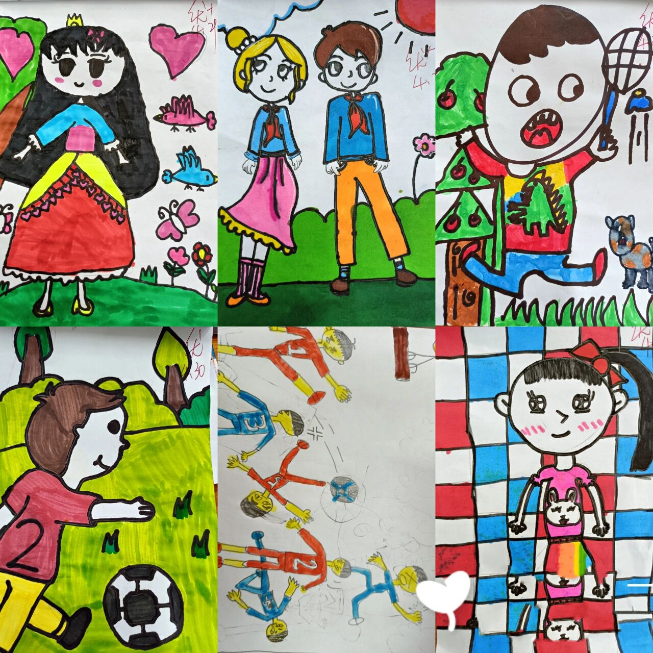 男生女生湘教版二年级美术