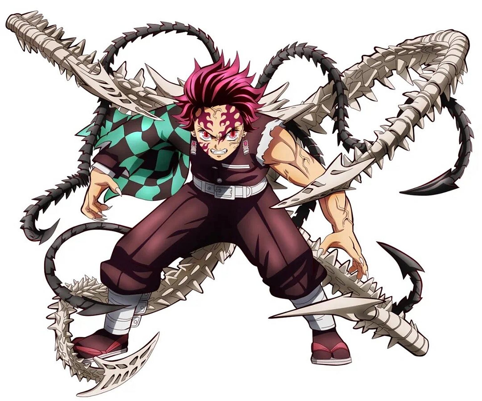 《鬼灭之刃》炭治郎鬼化,超帅