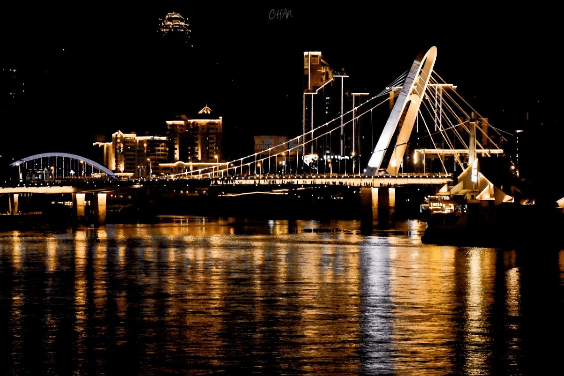 南平夜景|来看看灯光下的南平 机位:玉屏桥,水南桥