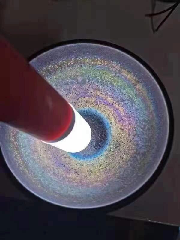 建盏出彩图对比