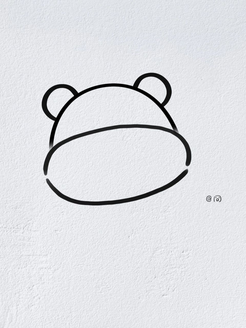 动物简笔画之可爱的小河马(内附过程图)