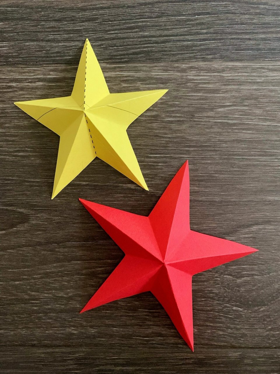 一刀剪出立体五角星 #笔记灵感# #折纸教程# #幼儿园手工# 很简单的