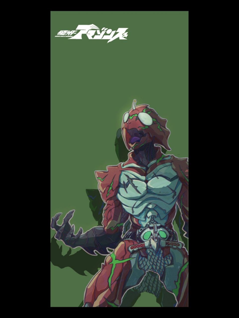 全屏壁纸# #神仙壁纸# #送你好看的手机壁纸# #假面骑士amazons