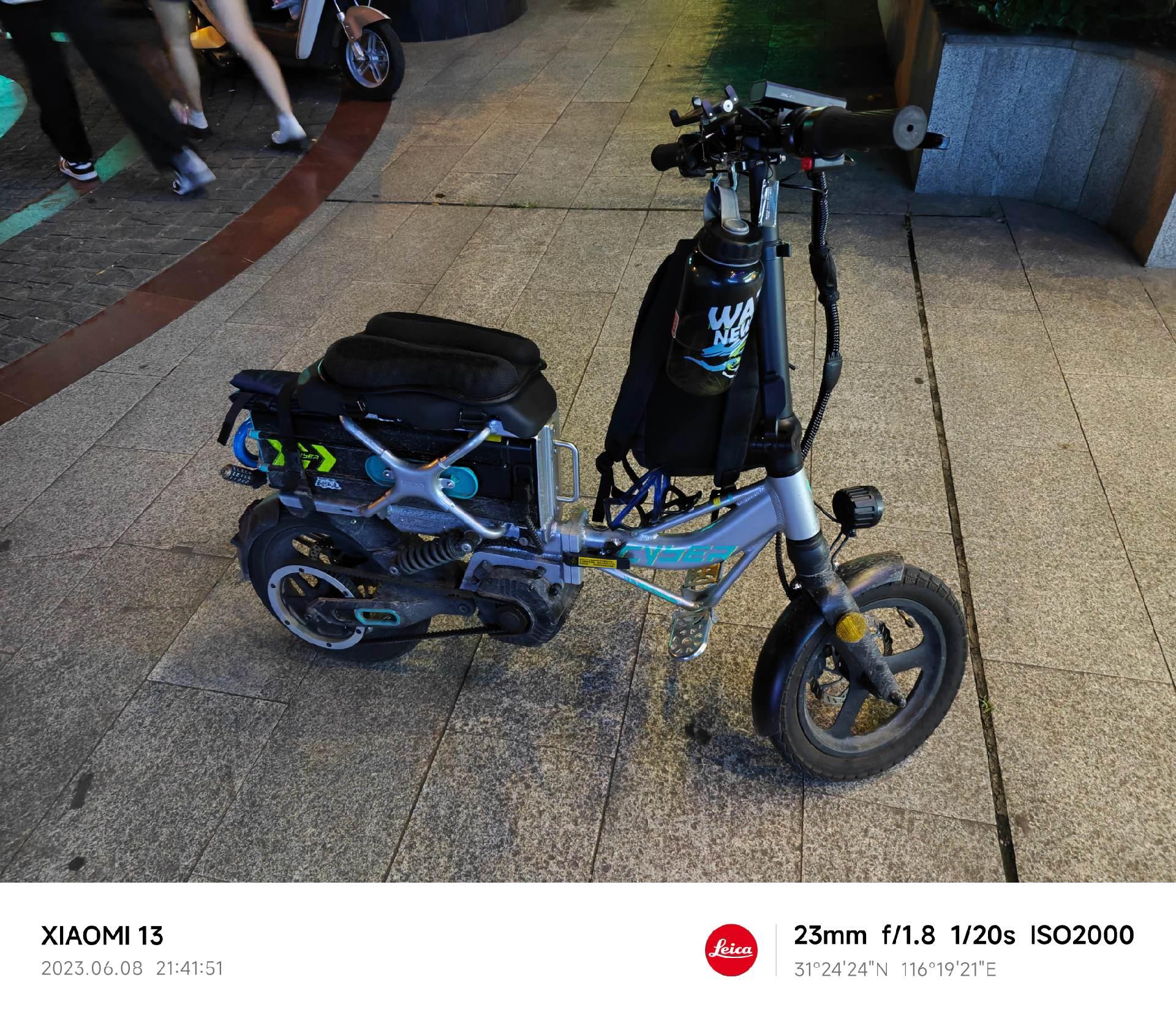 蜂鸟赛博折叠车 #赛博改装 #锋鸟赛博 #代驾车锋鸟赛博加装提手,祷