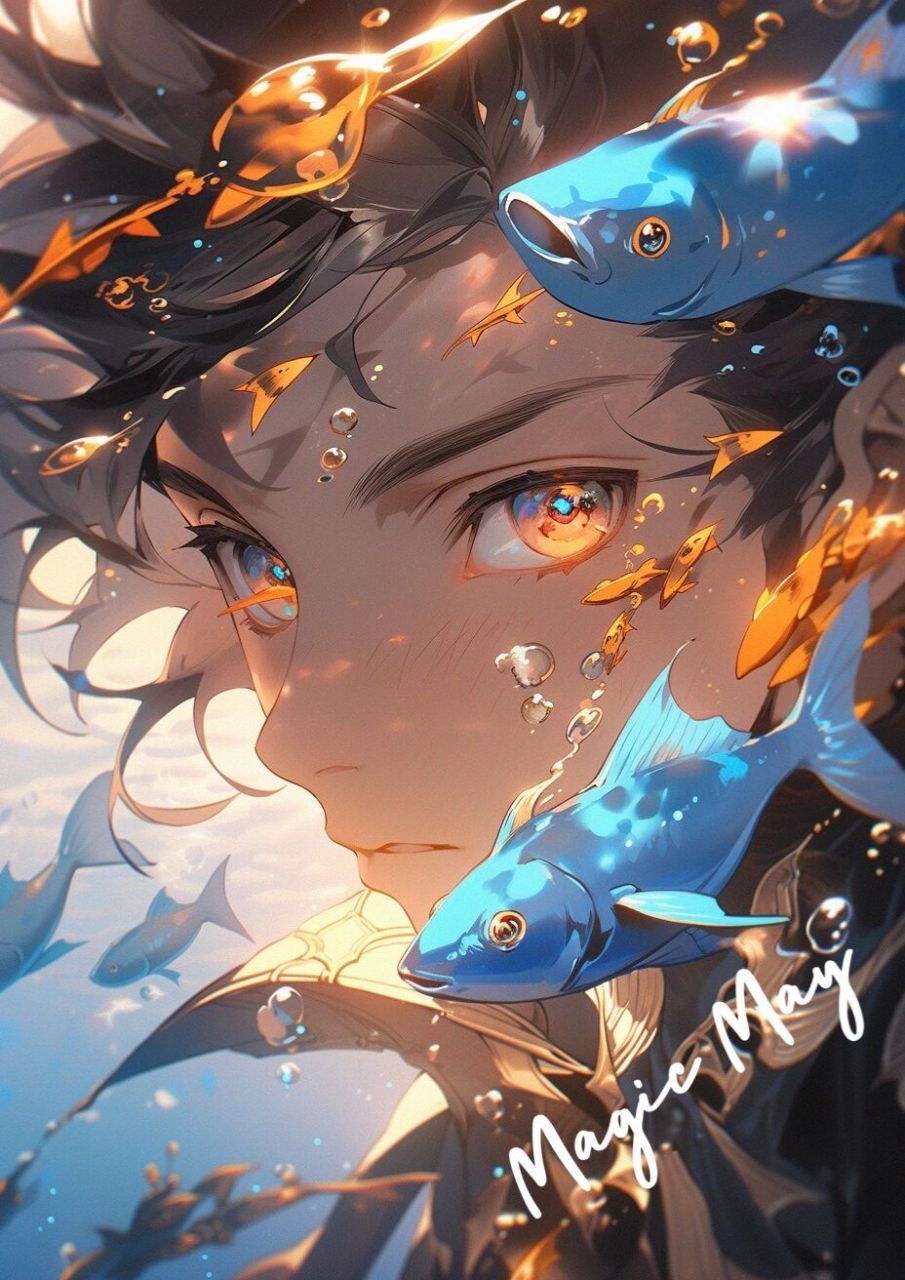 星座系列头像丨十二星座——双鱼座男孩♓️ 🐟双鱼座男孩,你是