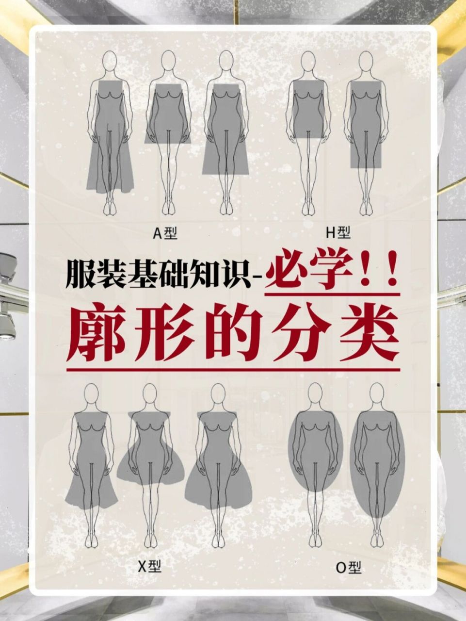 服裝人必看,廓形的分類 #銷售技巧與話術