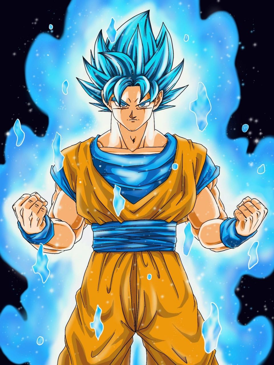 日常绘画练习,龙珠孙悟空不同形态 虽然是一部很老的动漫,可我还是