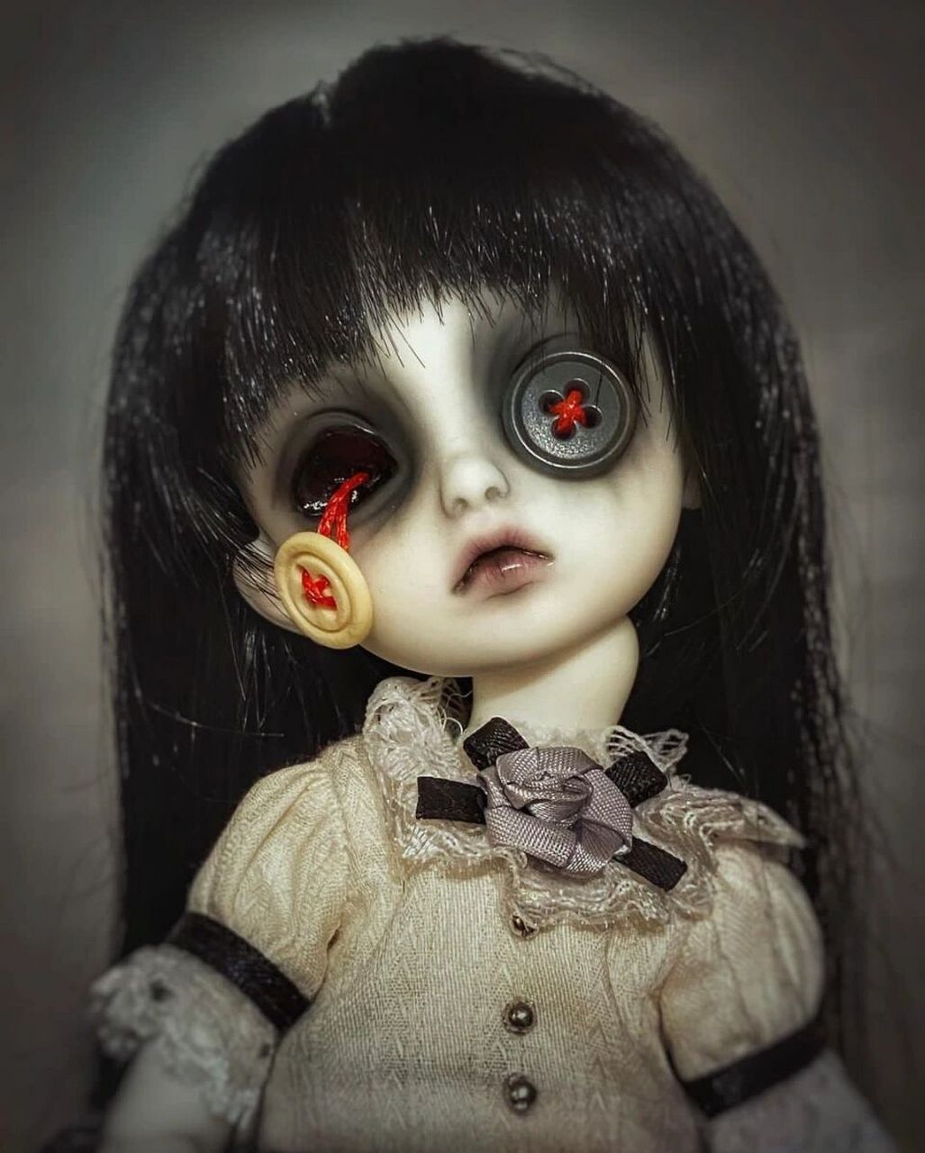 宝藏精致恐怖娃娃94幽灵女孩们氛围感满满07 恐怖娃娃欣赏98