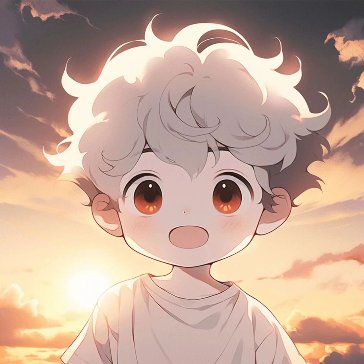 日落版可爱头像|男