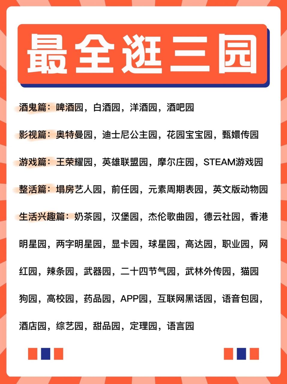 73玩法:第一个人说:"我们今天逛三园逛什么园-xxx园"依次说