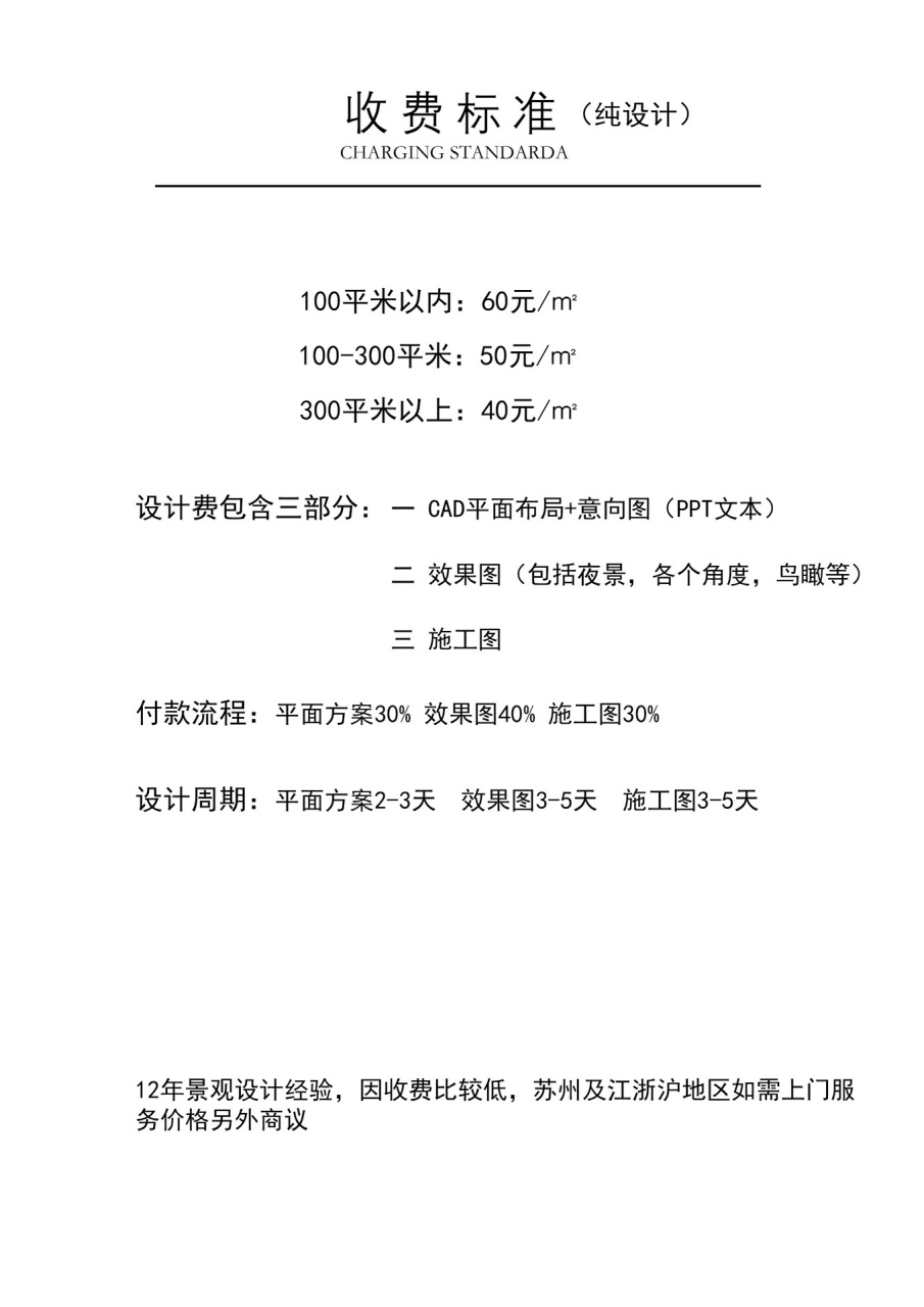 苏州|庭院独立设计师收费标准 7515从2011年毕业到现在差不多12年