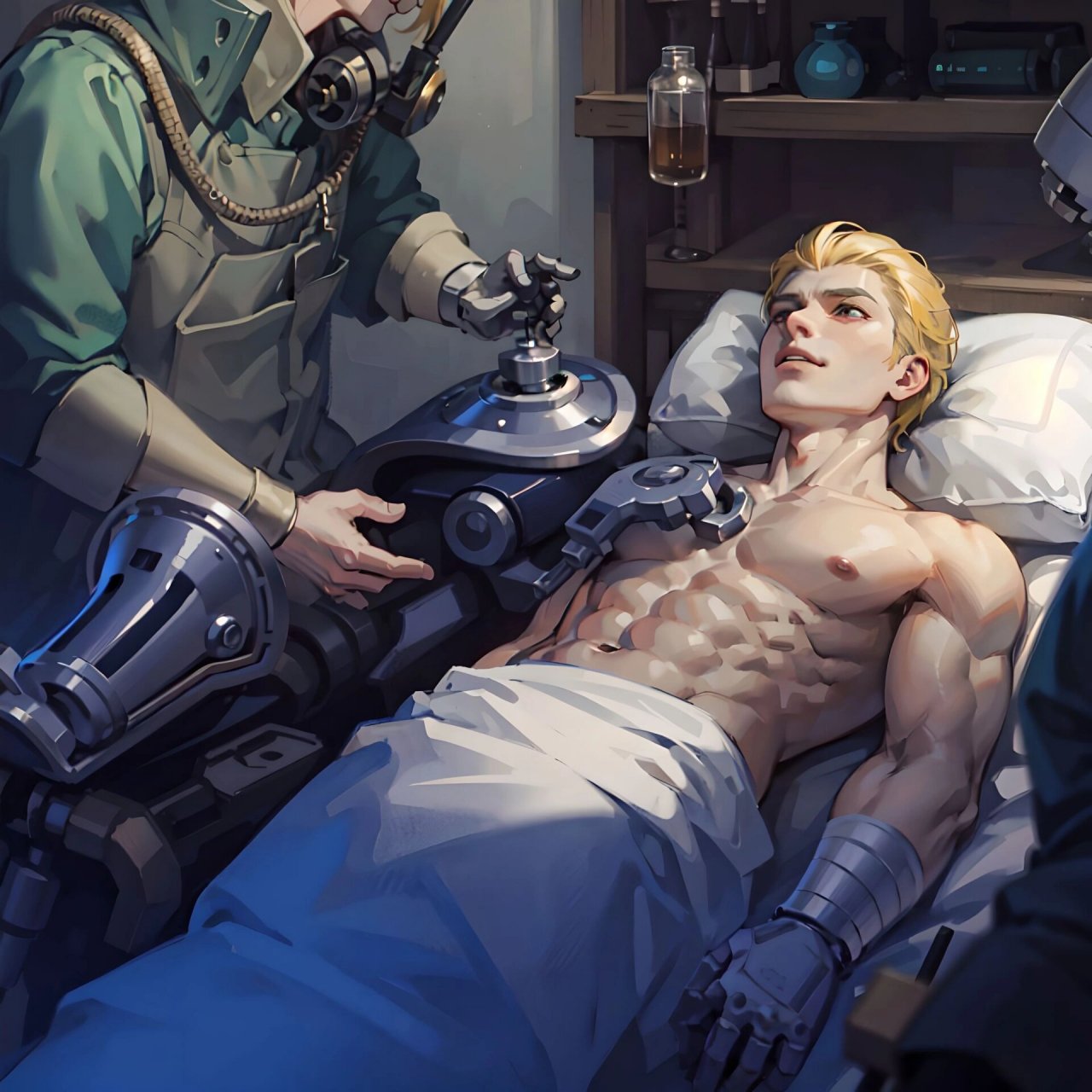 『情侣头像』狂铁&姬小满7515 94"送你一个好东西,好运螺,在