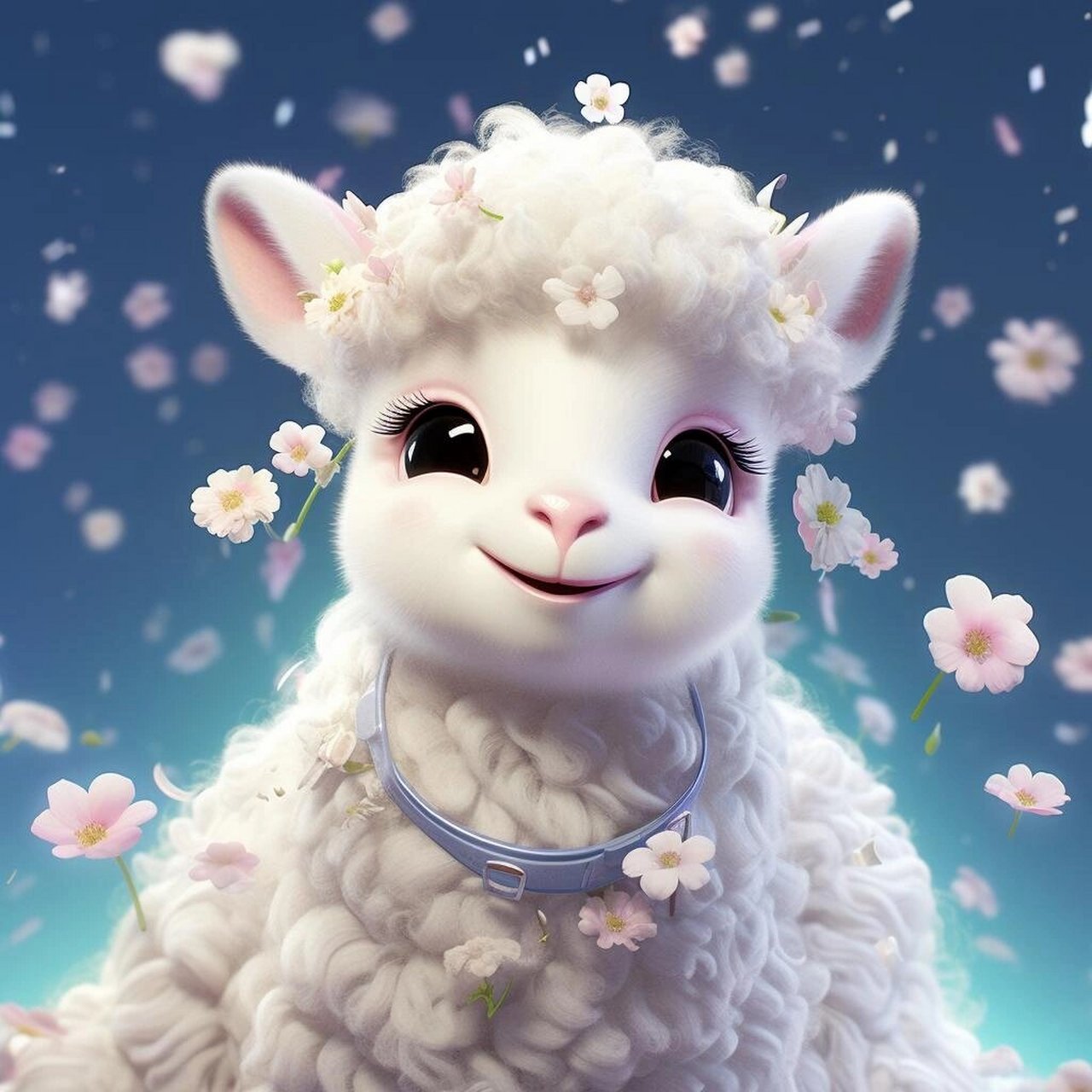 可爱的绵羊913d头像,女生头像