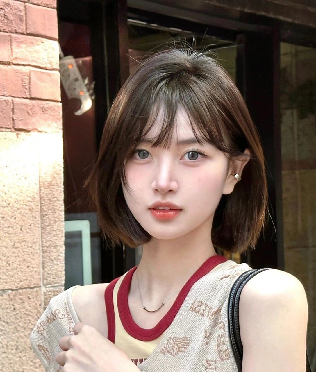 韩系短发发型 女生看了都心动 超好看的韩系女生短发,韩系优雅短发