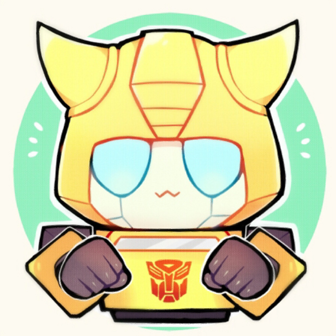 一些可爱的变形金刚头像