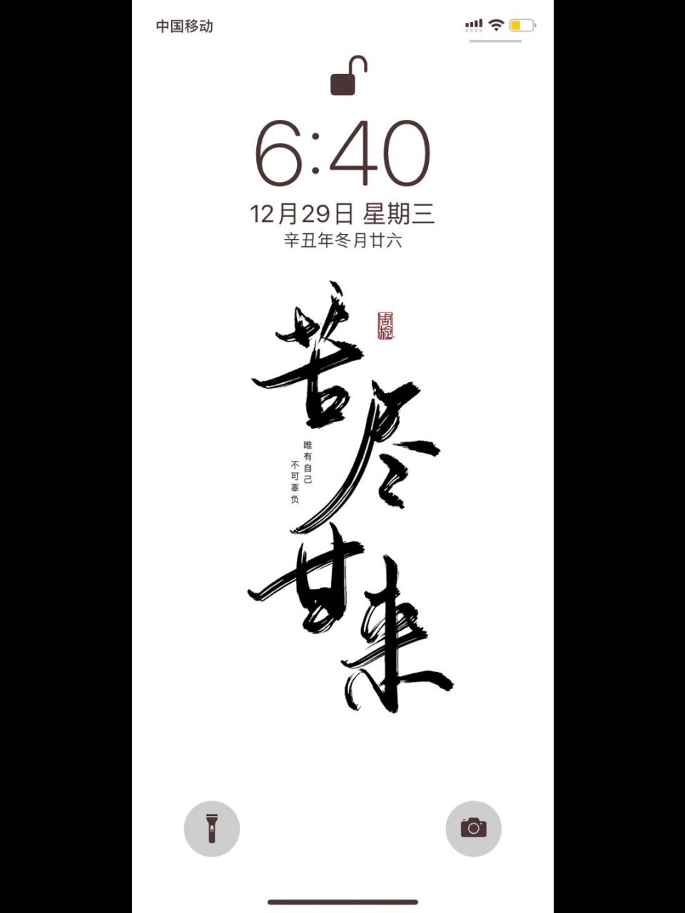 每日壁纸16|"苦尽甘来" #手写# #每日壁纸# #壁纸# #手写壁纸# #手写