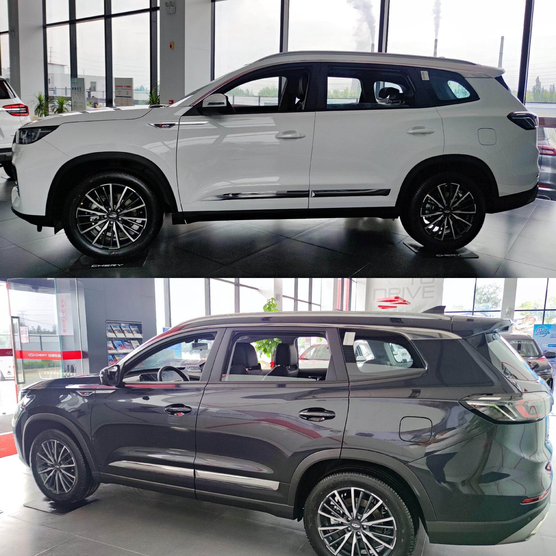 瑞虎8plus最畅销: 两款配色(白色/灰色) 两款配置 (豪情/豪享)