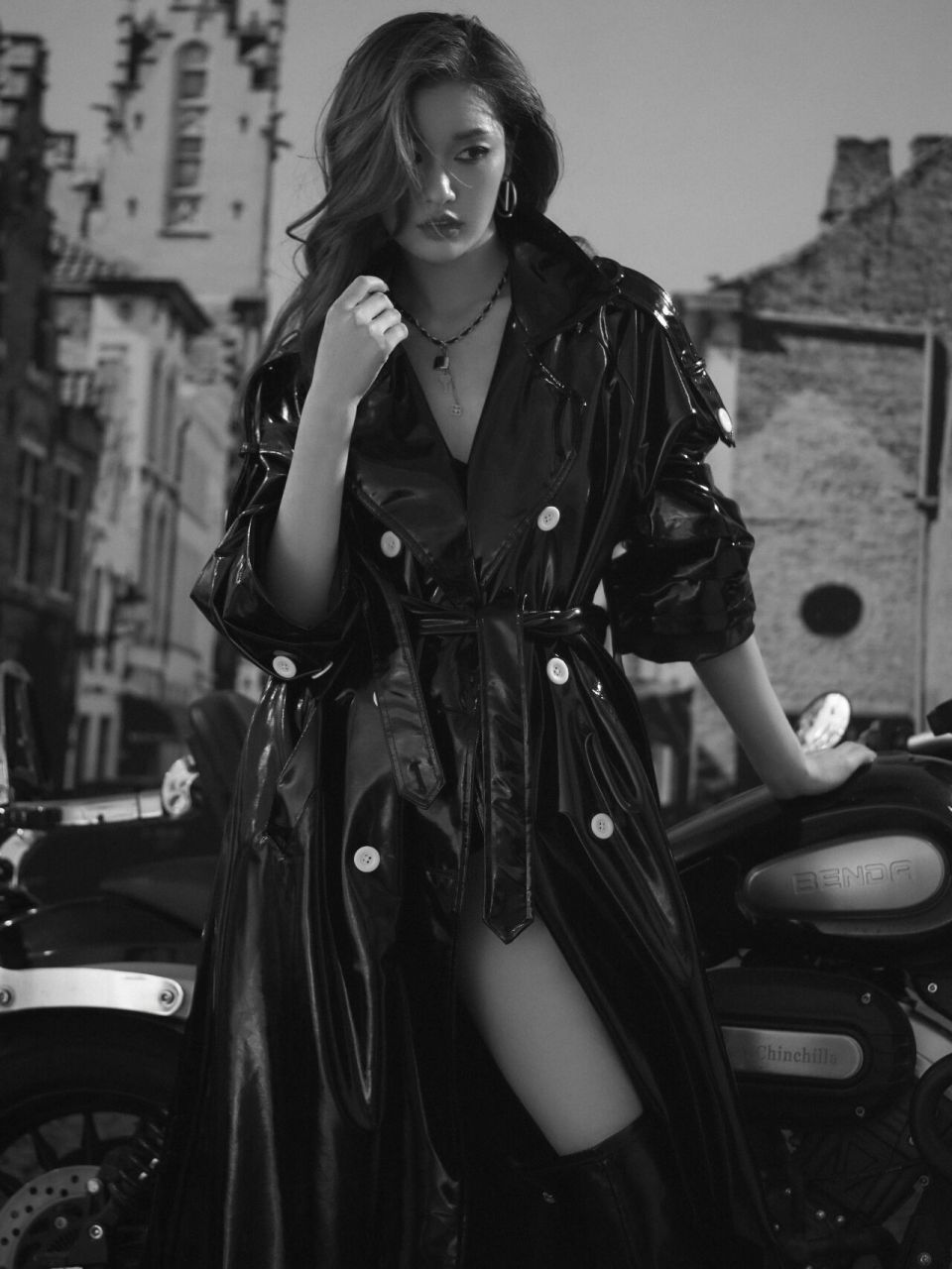 北京机车写真92酷女孩跨年必拍系列75 不会骑机车,也要拍一张"