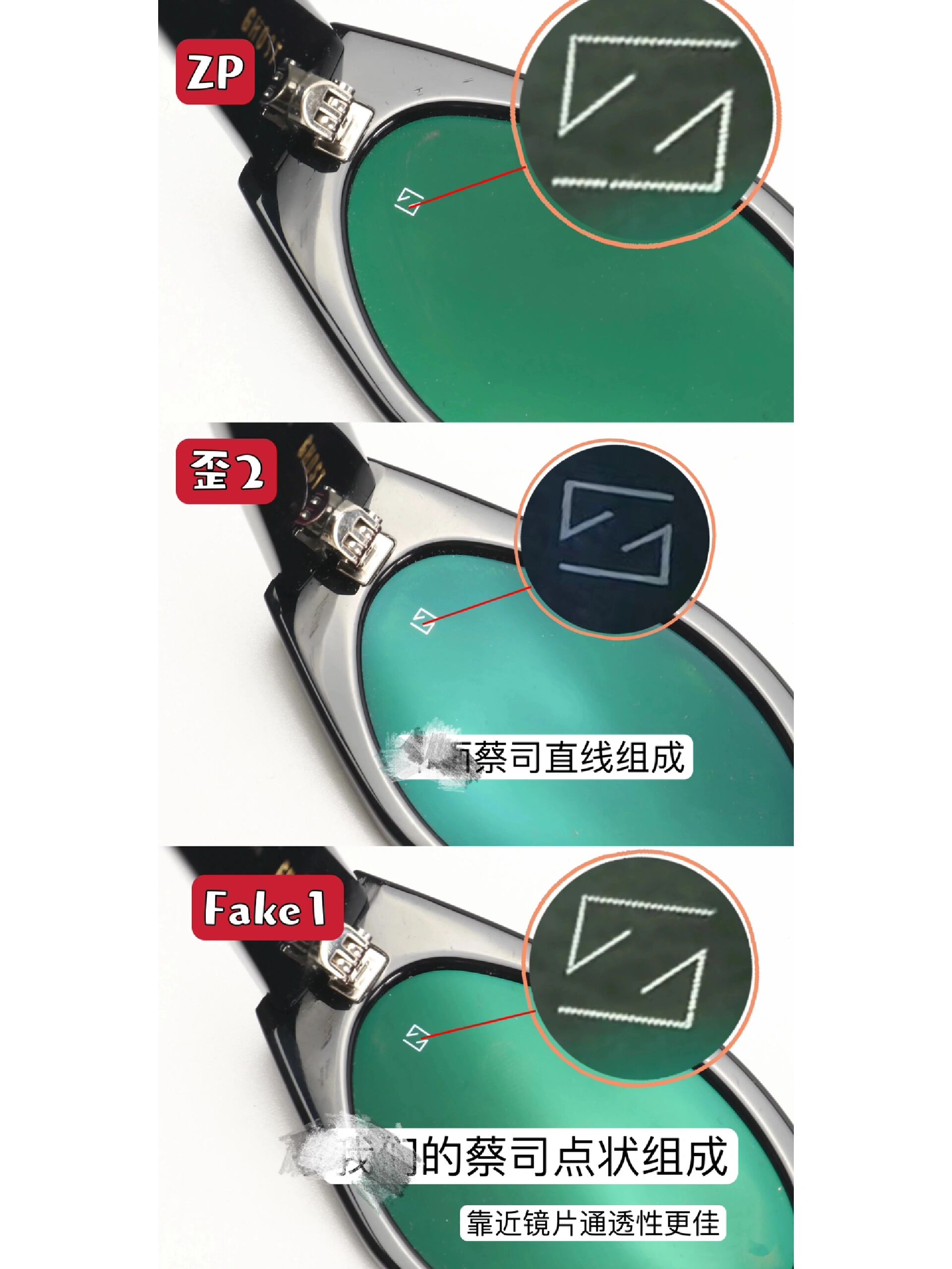 关于蔡司镜片小科普75gm蔡司镜片防伪标真假