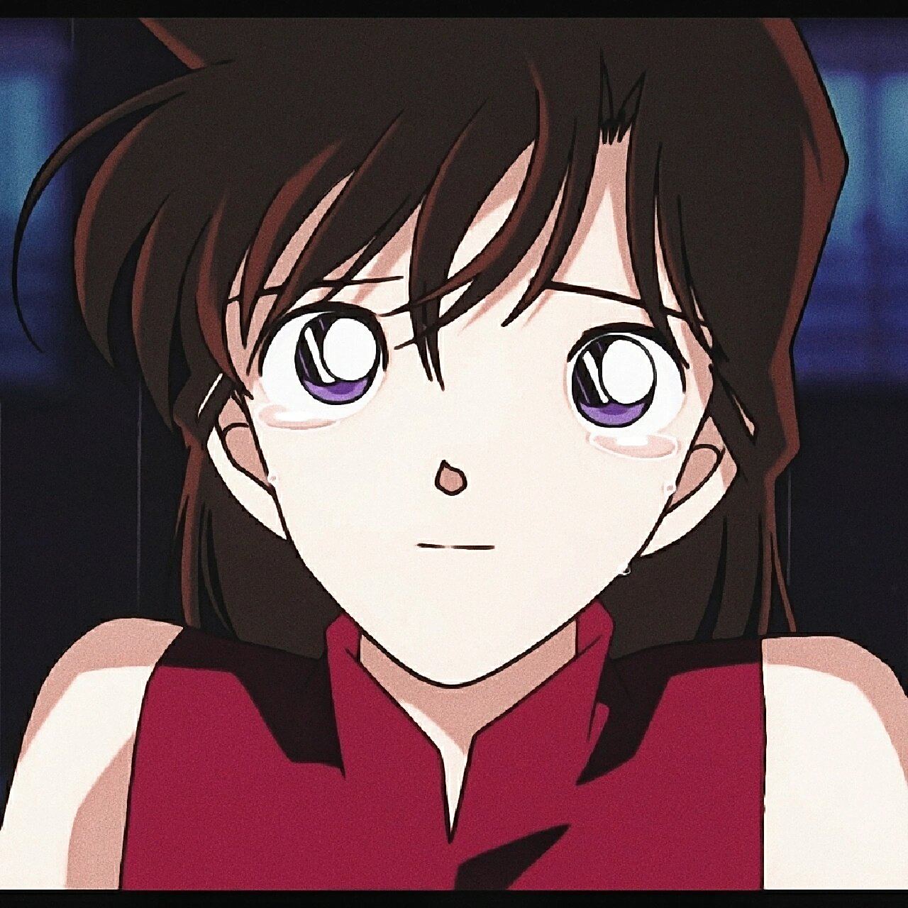 动漫头像|毛利兰   流泪也好美的兰 原图私信