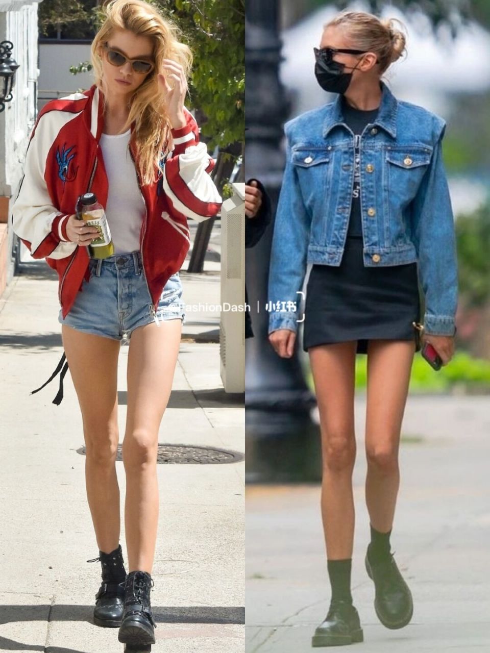 呆拉stella maxwell街拍合辑,长腿辣妹!