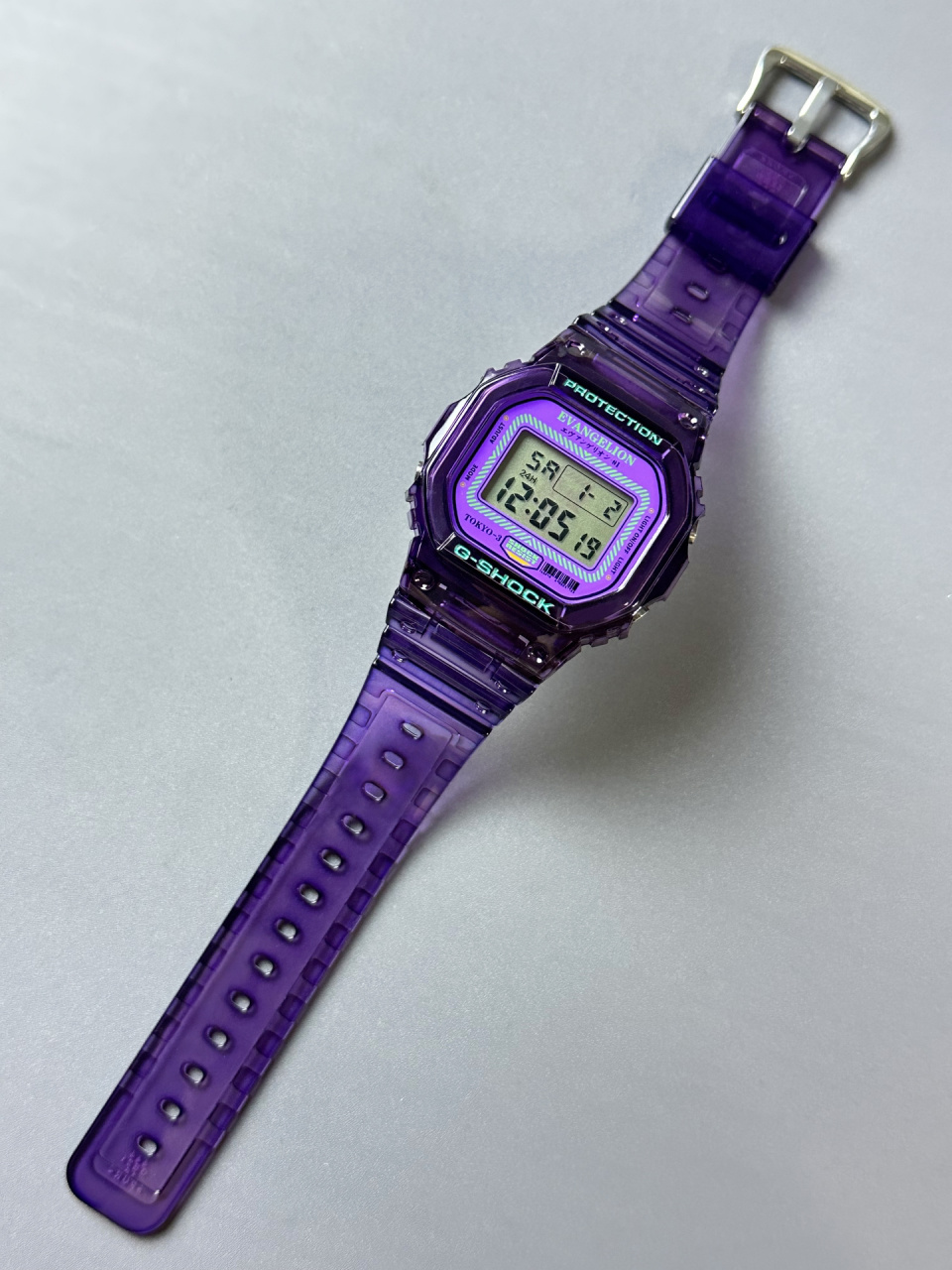 卡西欧&eva初号机联名限定 【casio7015eva初号机7015阿严